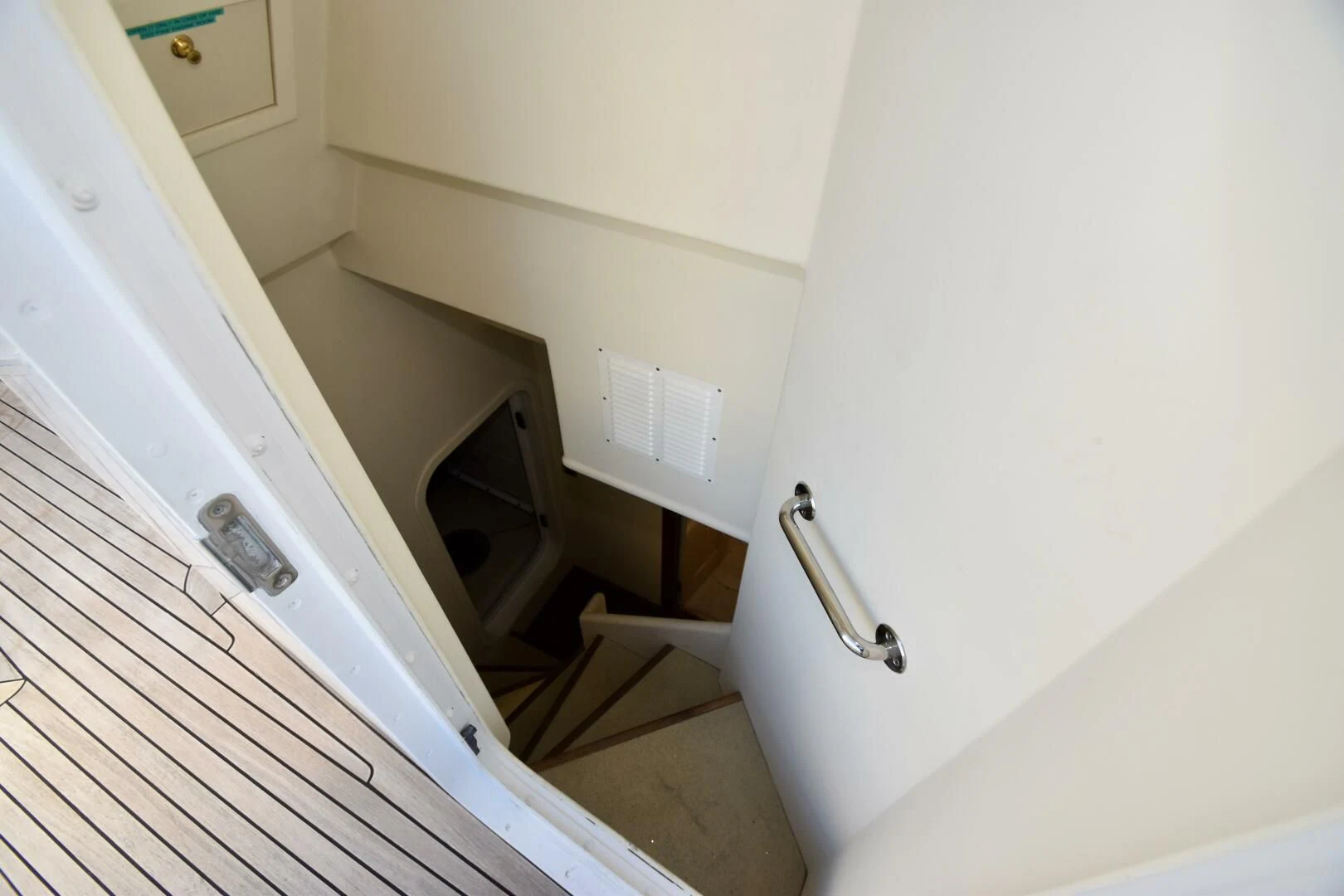 a door with a handle aboard BLUE SEAS Yacht for Sale