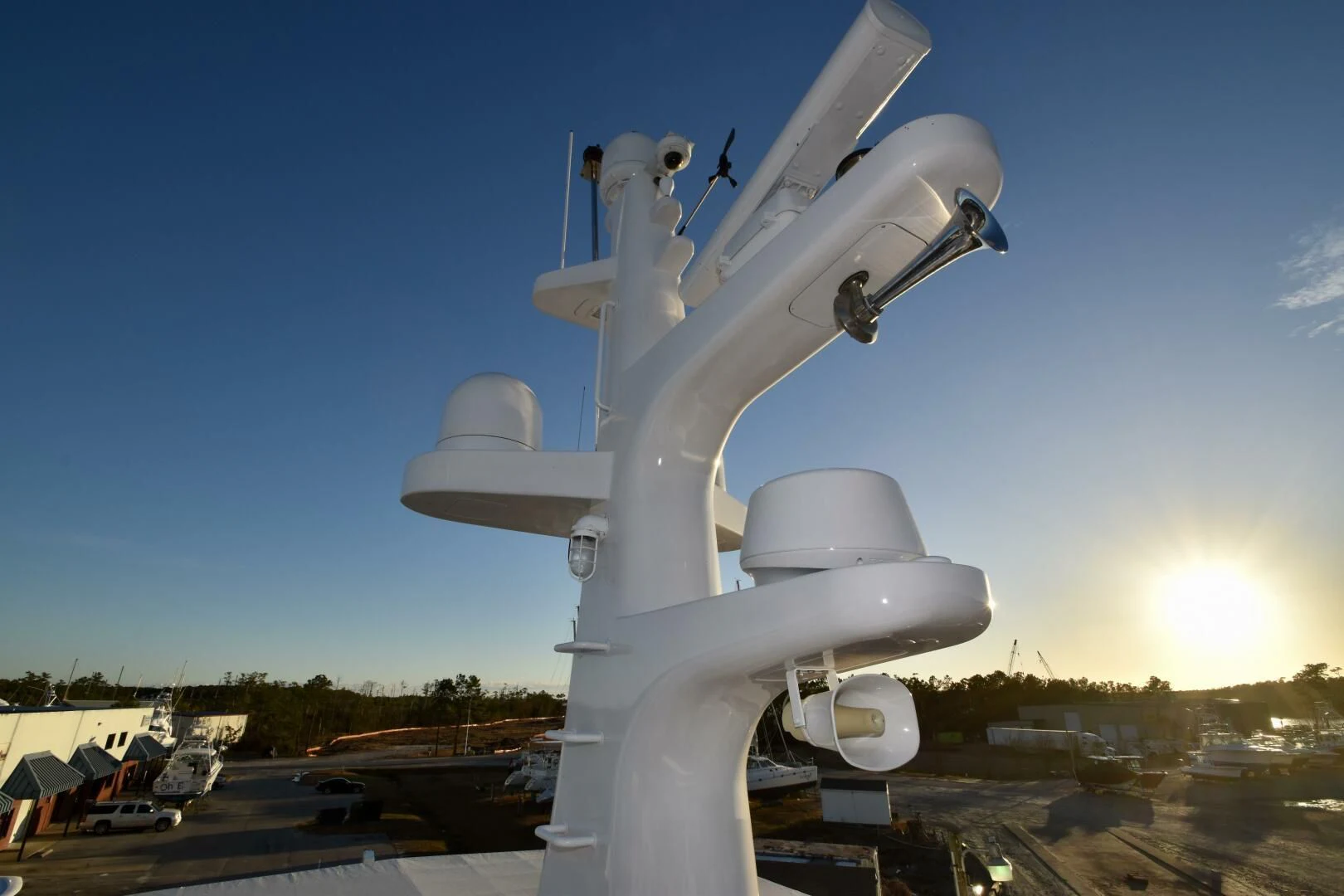 a jet plane on the runway aboard BLUE SEAS Yacht for Sale