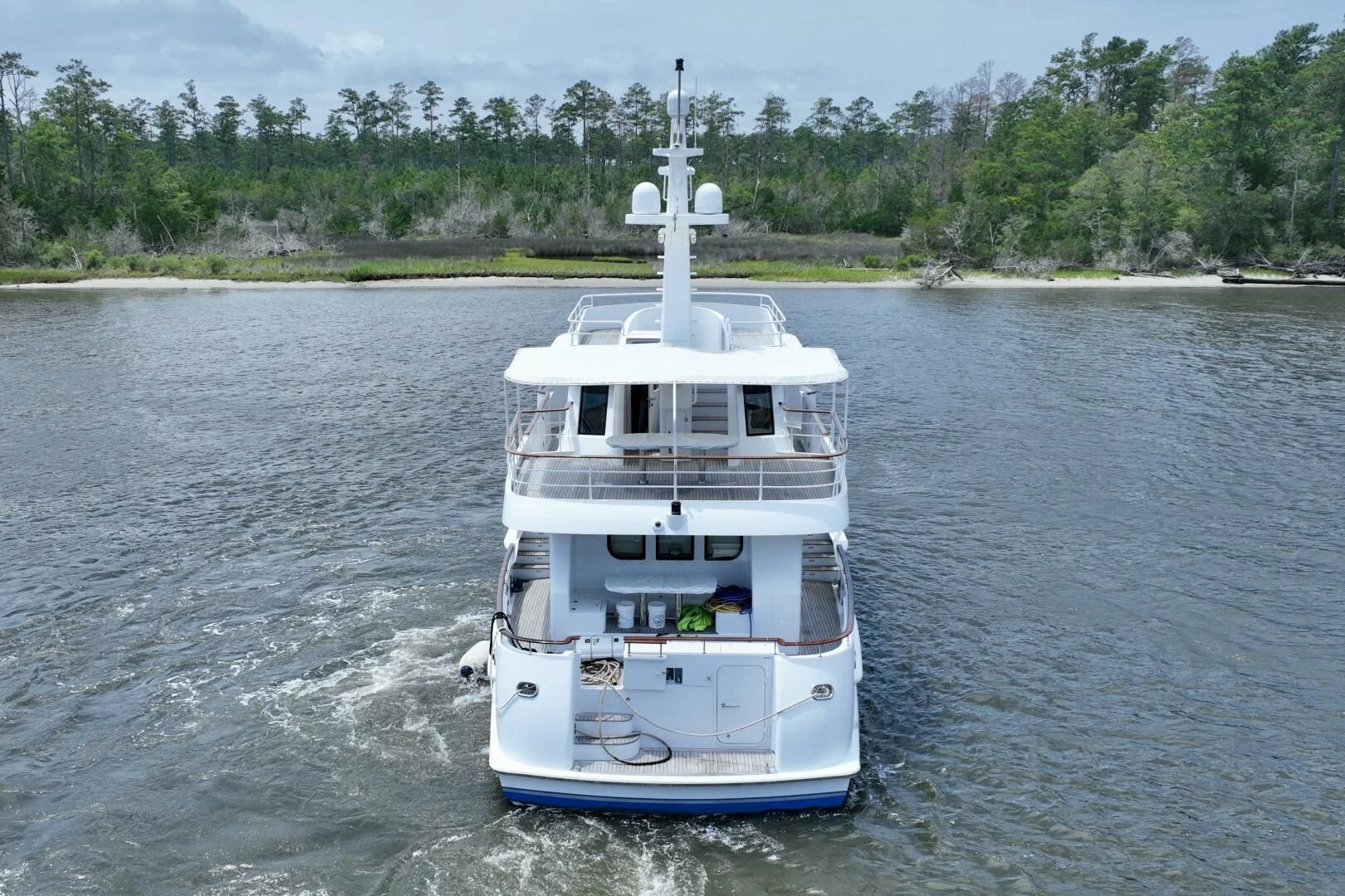 a boat on the water aboard BLUE SEAS Yacht for Sale