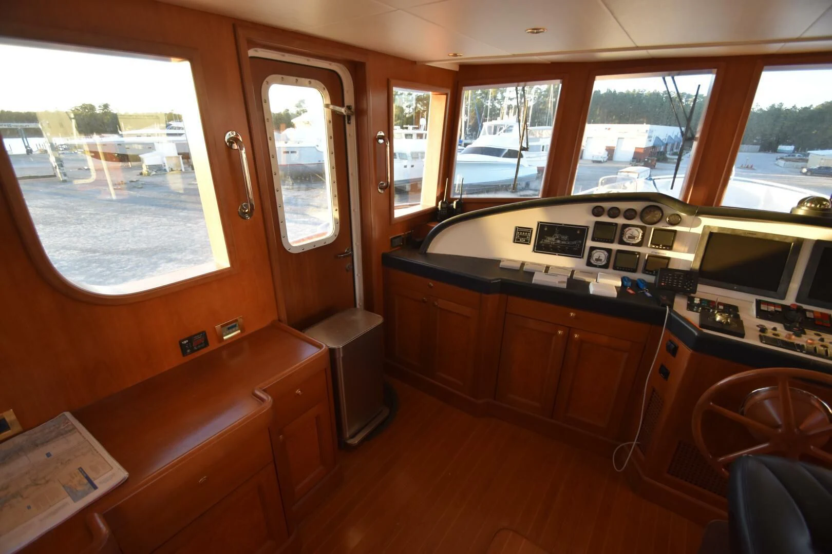 inside of a vehicle aboard BLUE SEAS Yacht for Sale