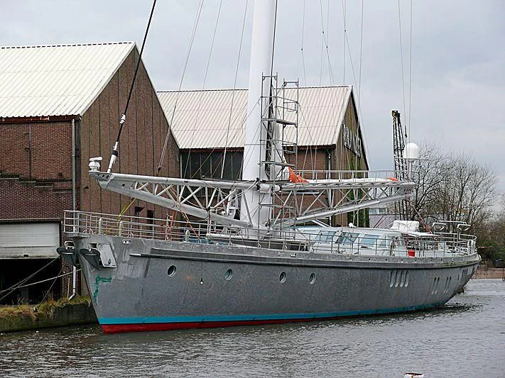 a boat in the water aboard DWINGER Yacht for Sale