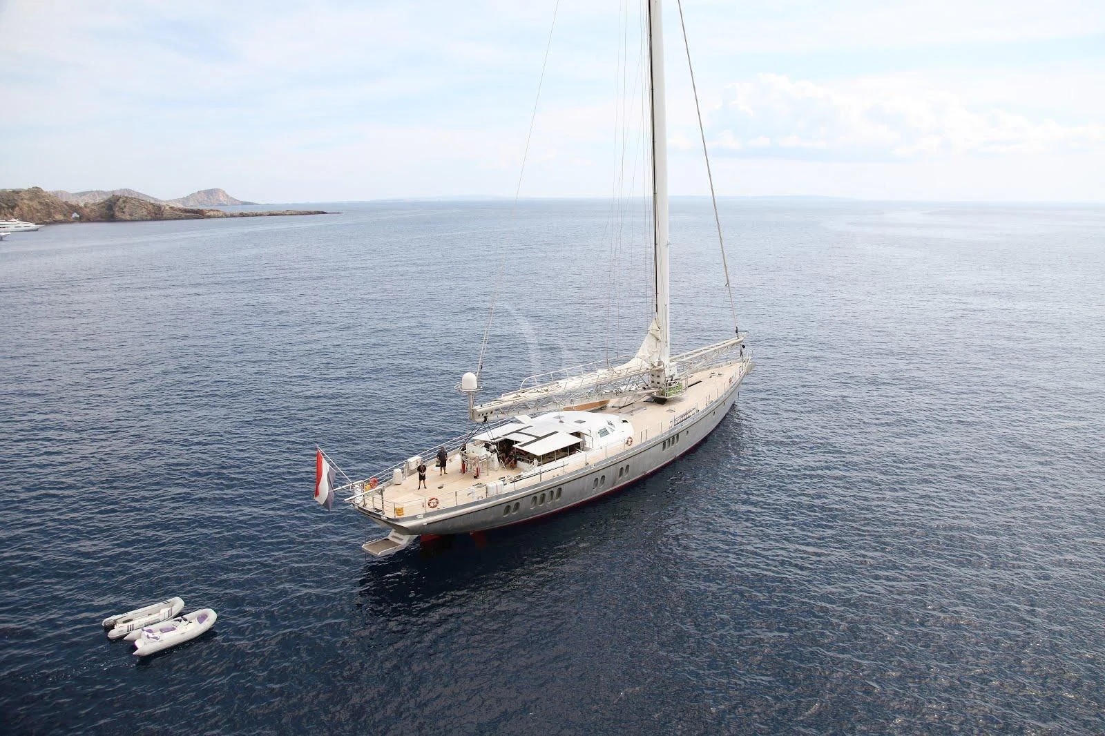 a boat in the water aboard DWINGER Yacht for Sale