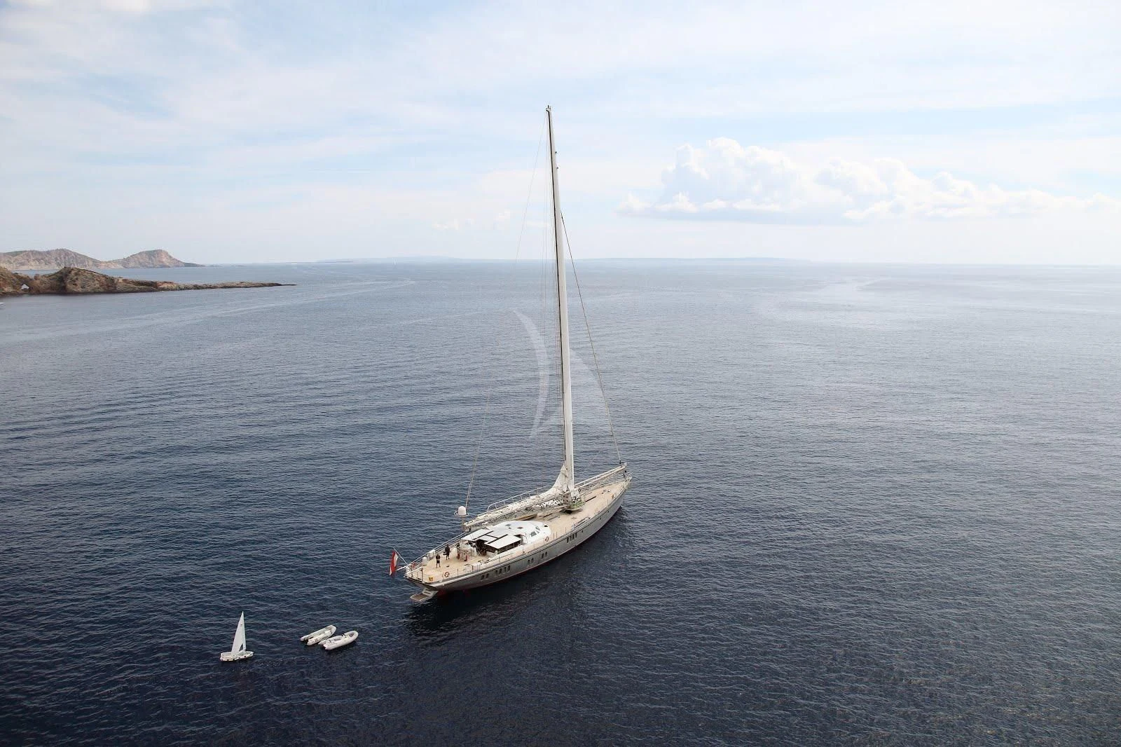 a sailboat on the water aboard DWINGER Yacht for Sale