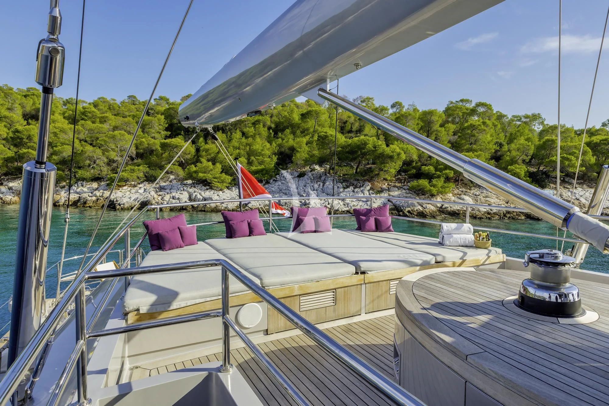 a boat on the water aboard BARACUDA VALLETTA Yacht for Sale