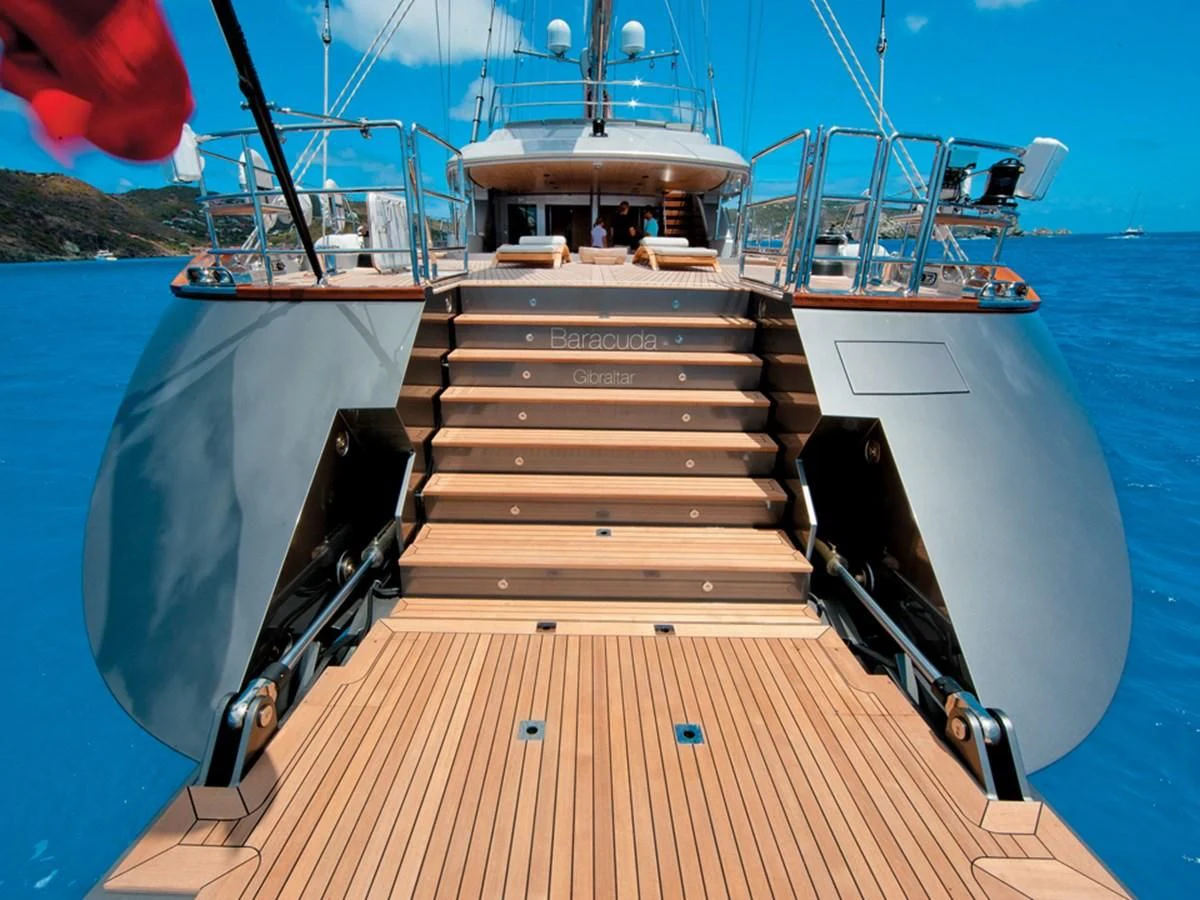a boat on the water aboard BARACUDA VALLETTA Yacht for Sale