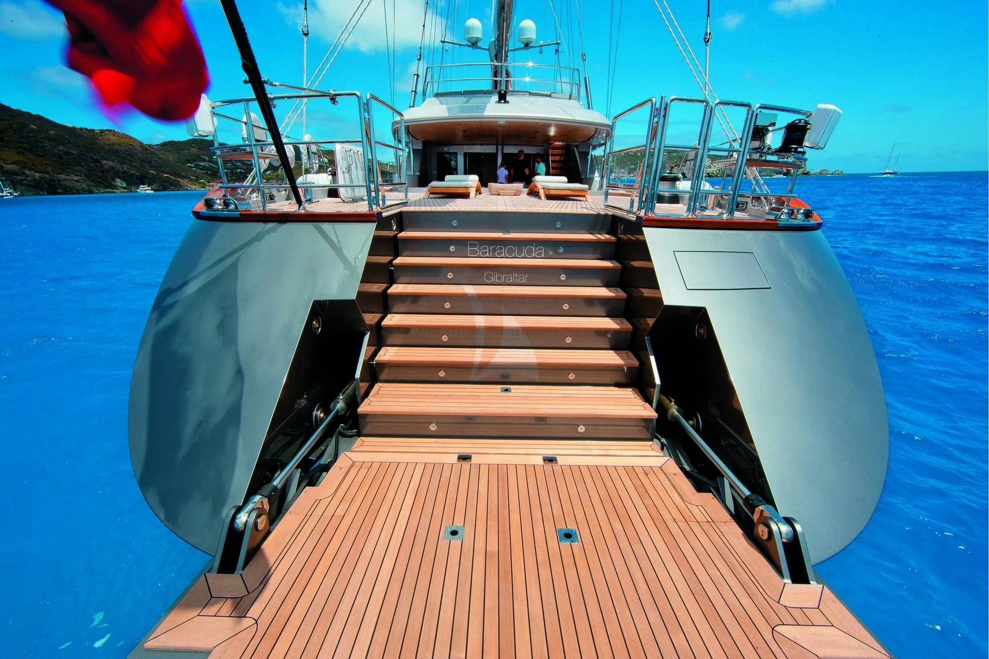 a boat on the water aboard BARACUDA VALLETTA Yacht for Sale