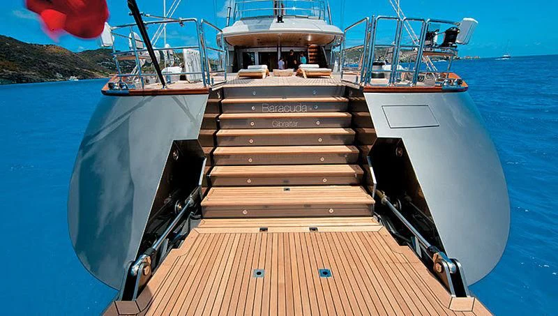 a boat on the water aboard BARACUDA VALLETTA Yacht for Sale