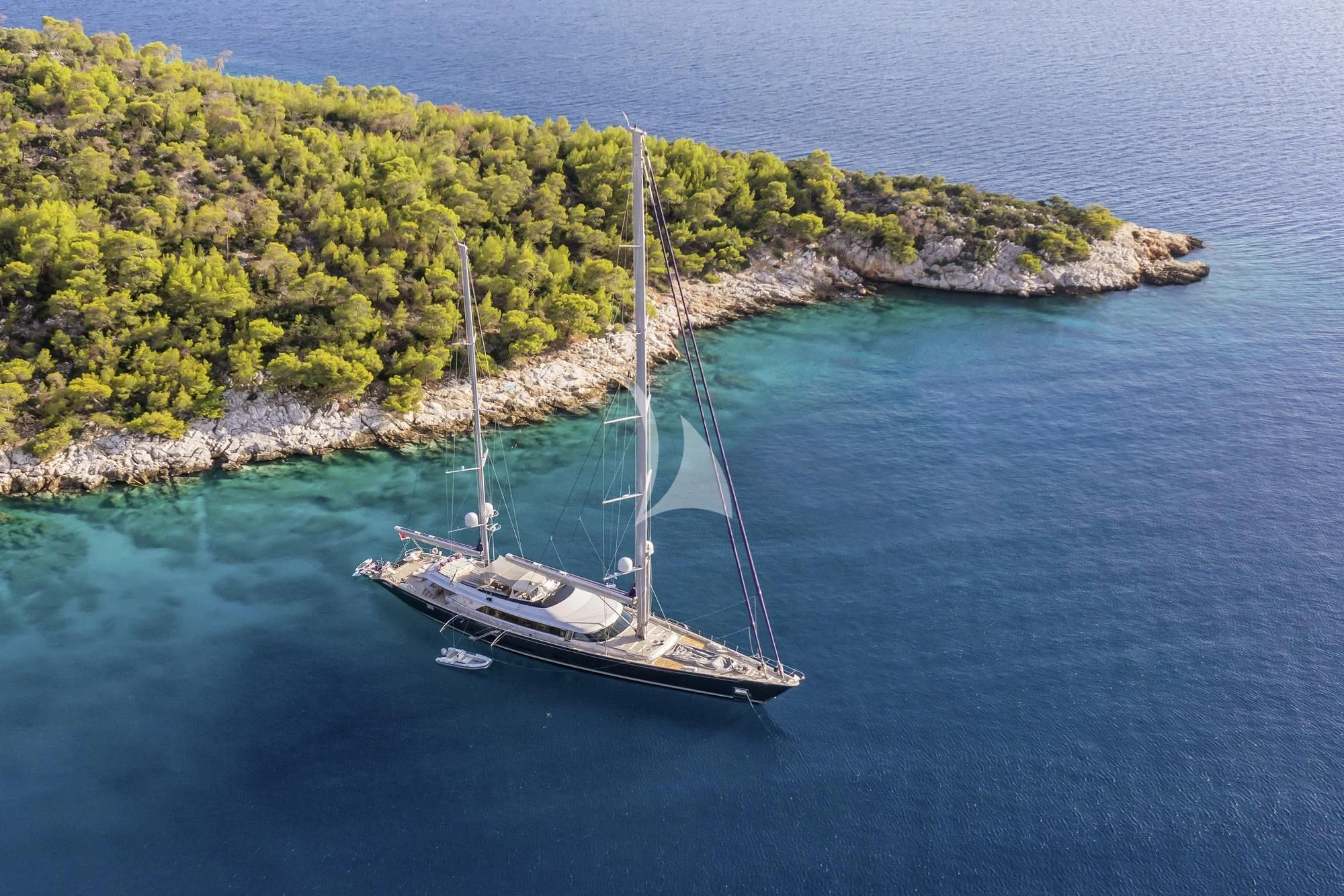 a boat sailing on the sea aboard BARACUDA VALLETTA Yacht for Sale