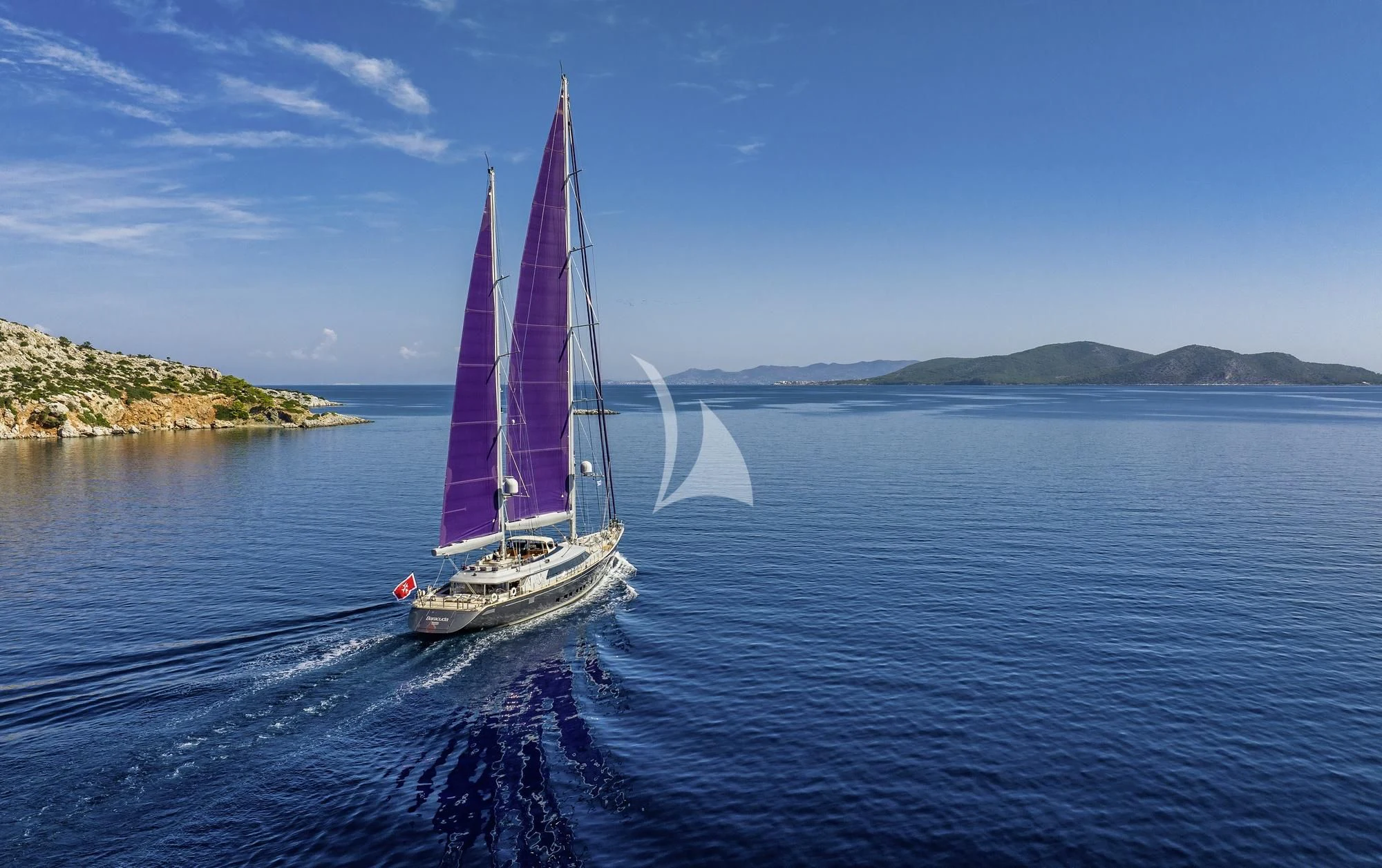 a sailboat on the water aboard BARACUDA VALLETTA Yacht for Sale