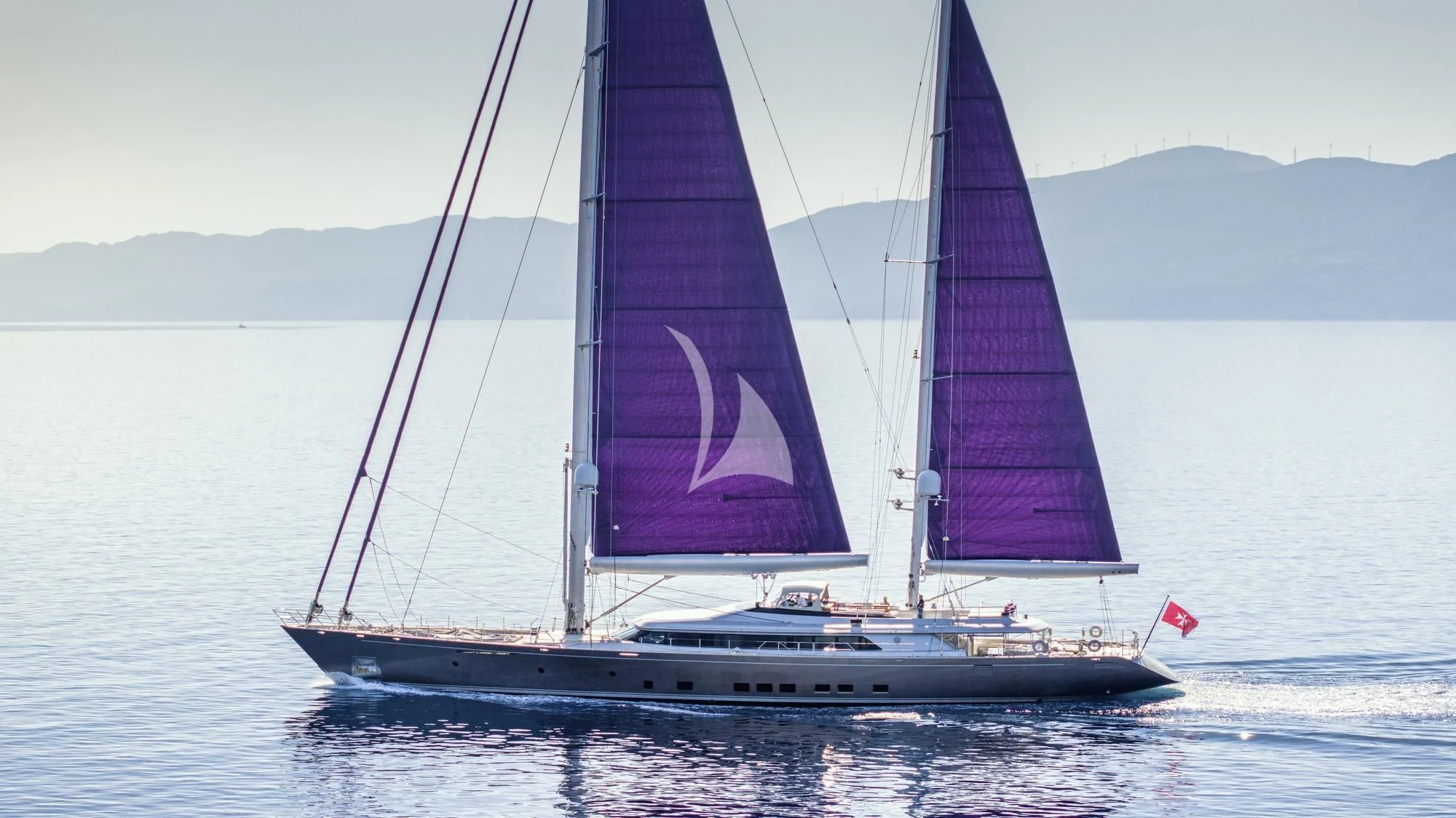 a sailboat on the water aboard BARACUDA VALLETTA Yacht for Sale