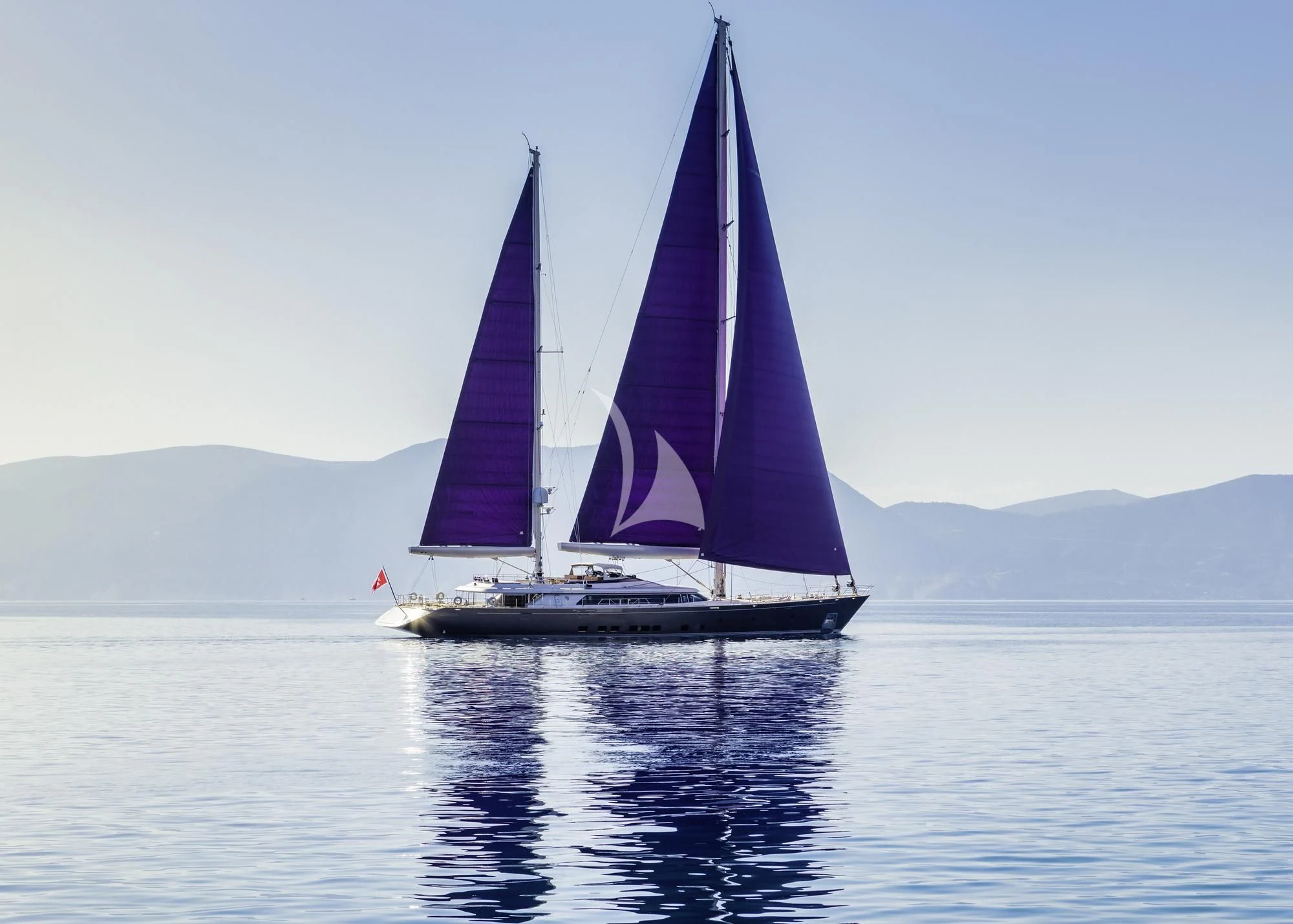 a sailboat on the water aboard BARACUDA VALLETTA Yacht for Sale