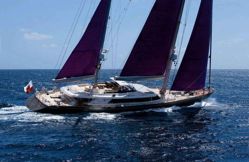 a sailboat on the water aboard BARACUDA VALLETTA Yacht for Sale