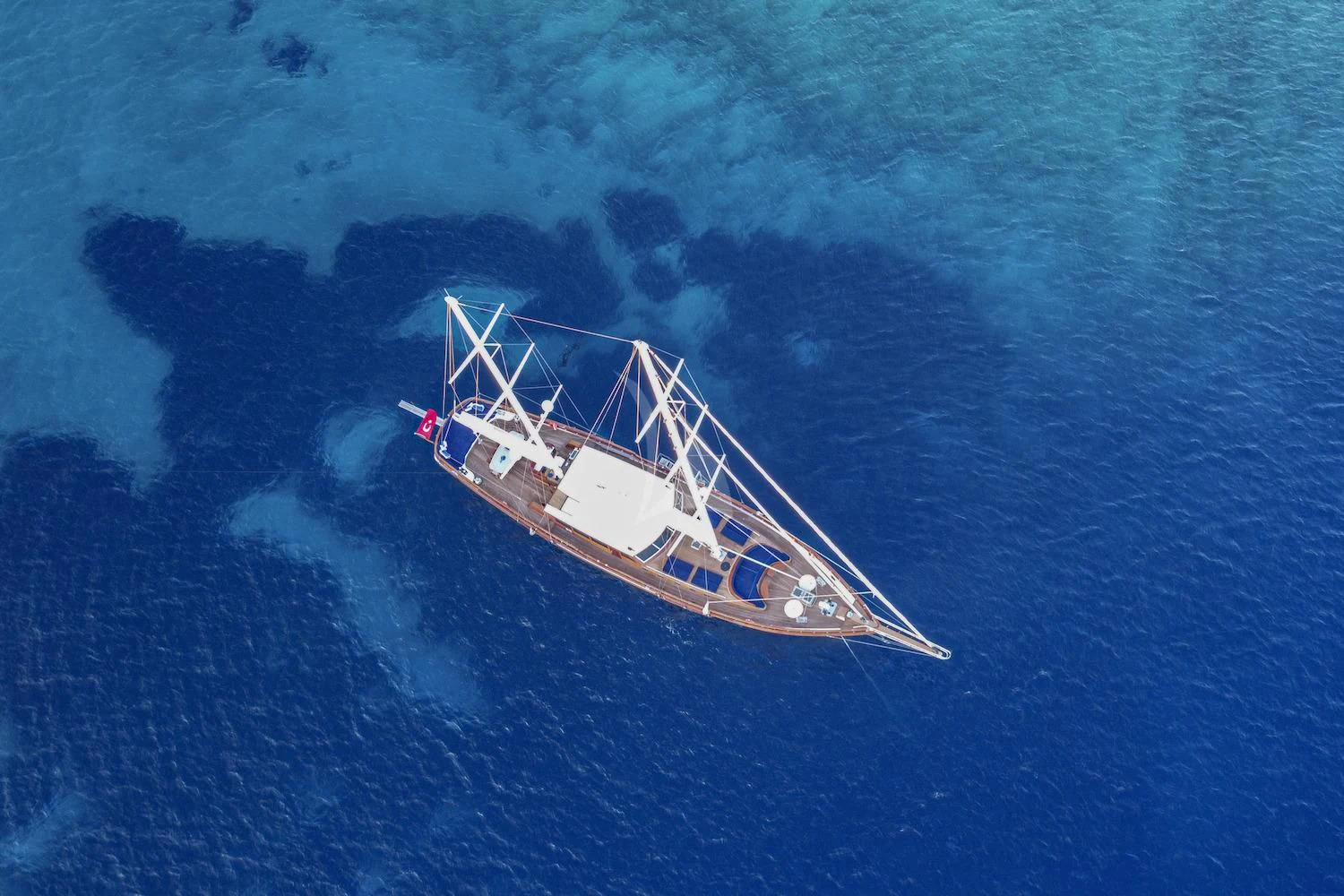 a boat in the water aboard BABYLON Yacht for Sale
