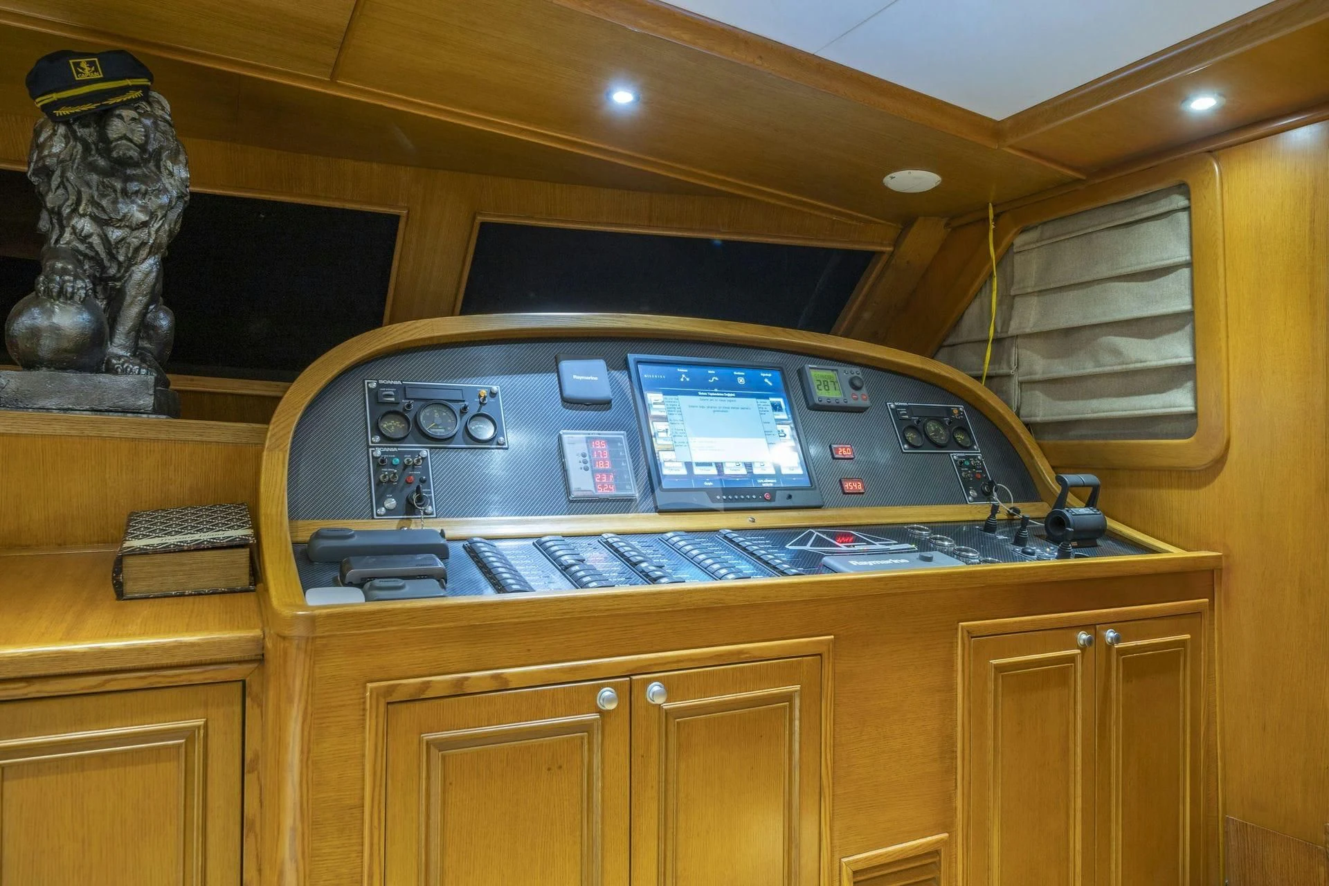 a machine on the counter aboard BABYLON Yacht for Sale