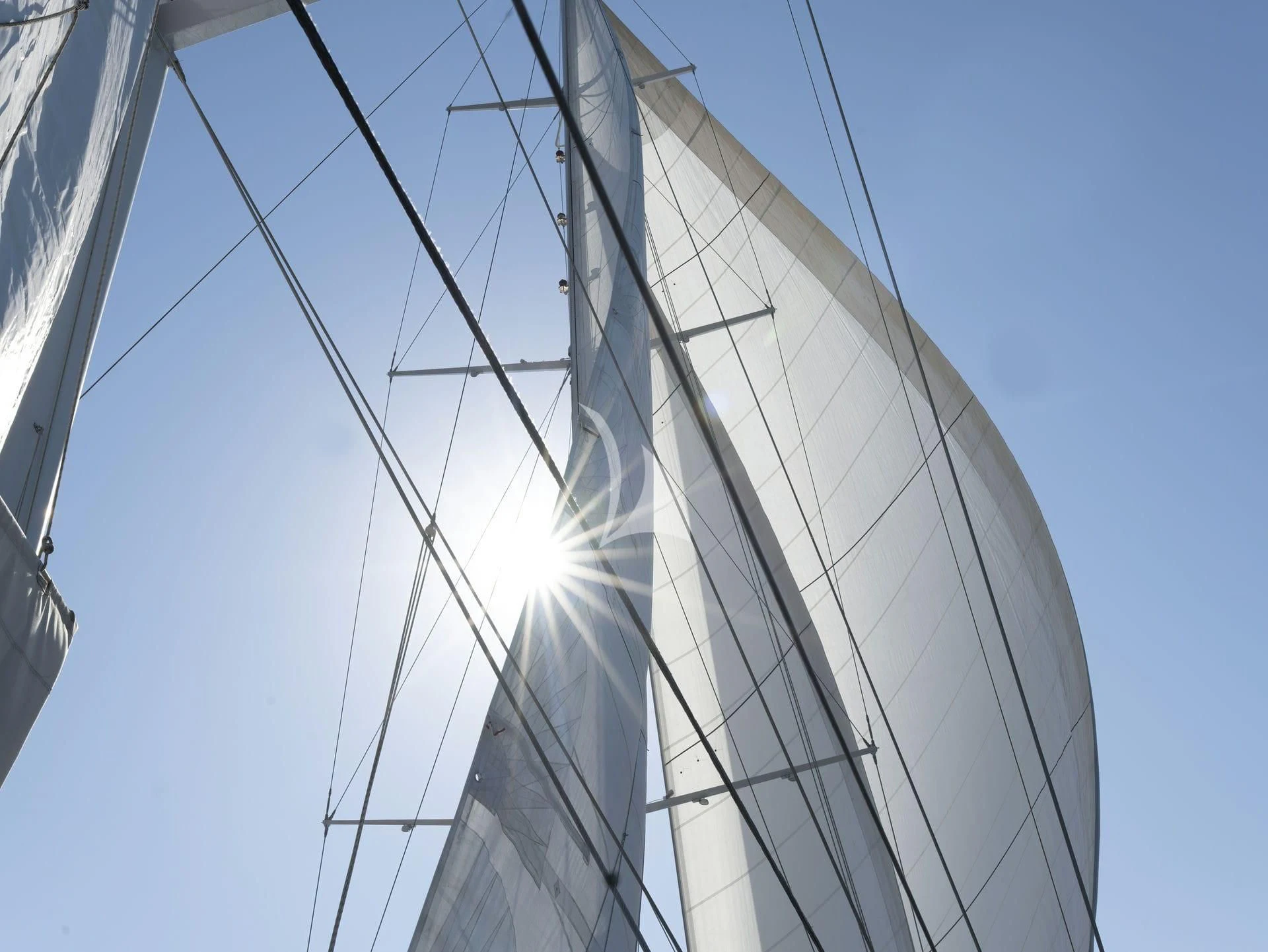 a tall building with a large glass window aboard BABYLON Yacht for Sale