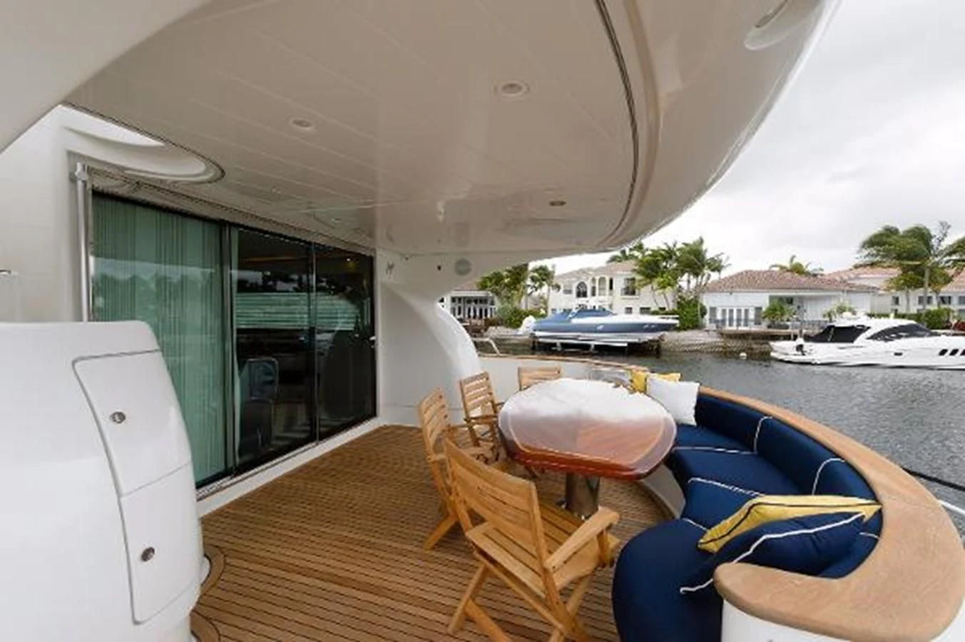 a boat on the water aboard UTOPIA Yacht for Sale