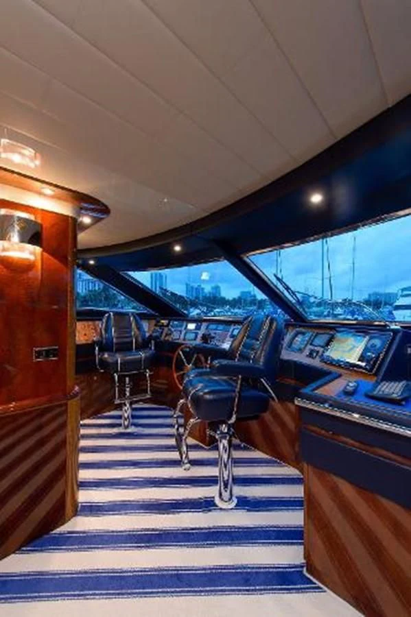 inside of a bus aboard UTOPIA Yacht for Sale
