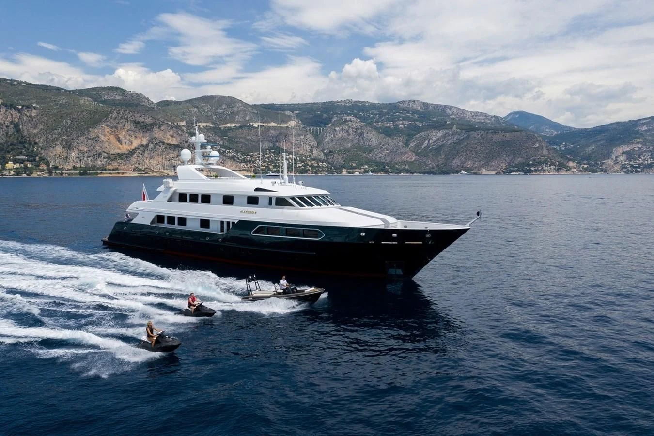 a boat on the water aboard SIERRA 2 Yacht for Sale