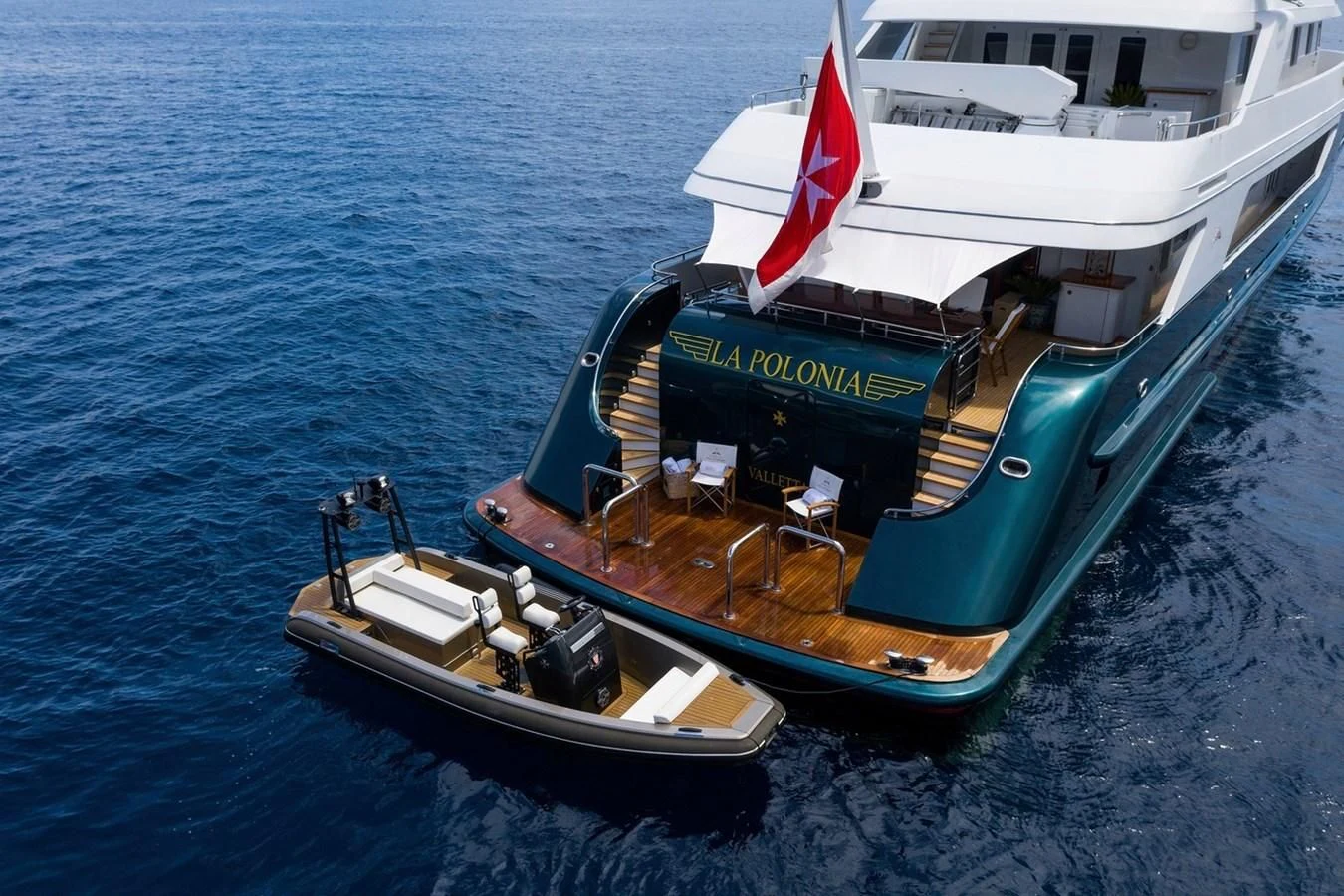 a boat on the water aboard SIERRA 2 Yacht for Sale