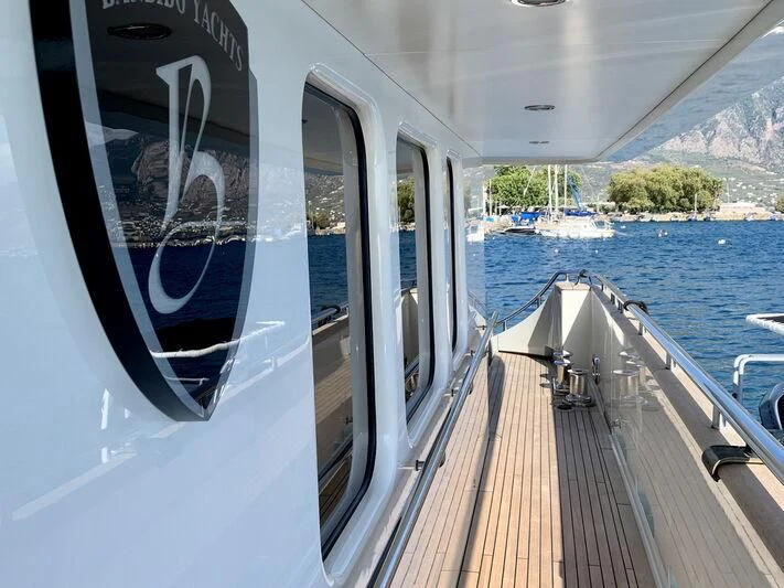 a boat on the water aboard MOCEAN Yacht for Sale