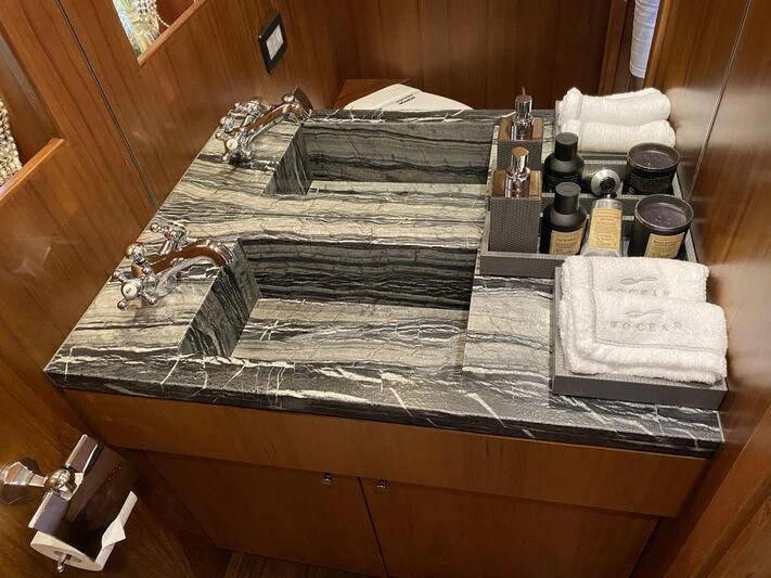 a chess board with a chess board aboard MOCEAN Yacht for Sale