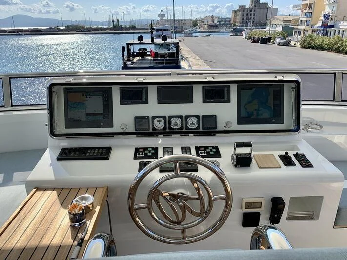 a boat on the water aboard MOCEAN Yacht for Sale