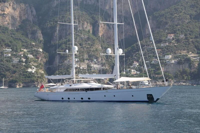 a boat on the water aboard ROSEHEARTY Yacht for Charter
