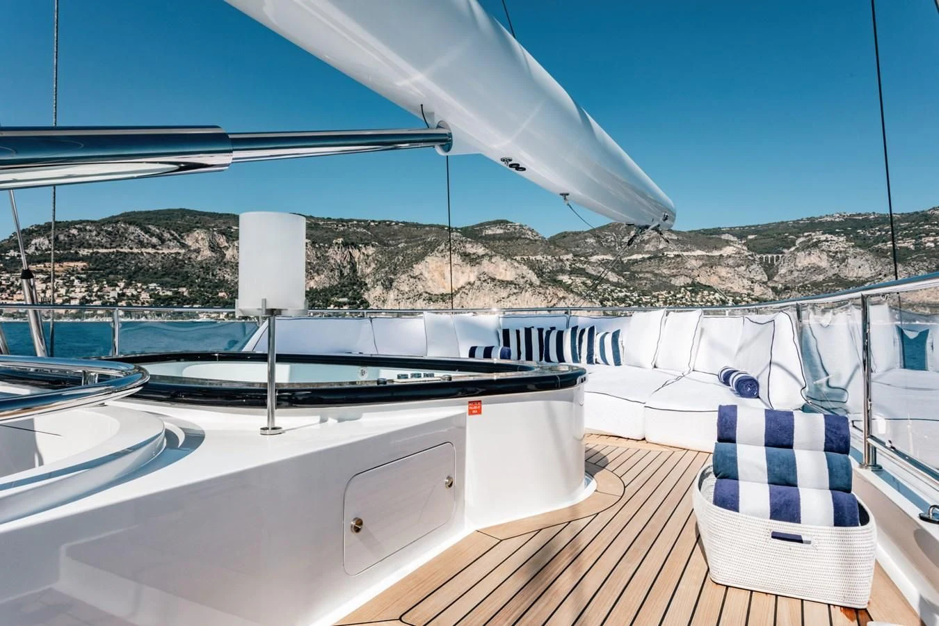a boat on the water aboard ROSEHEARTY Yacht for Charter