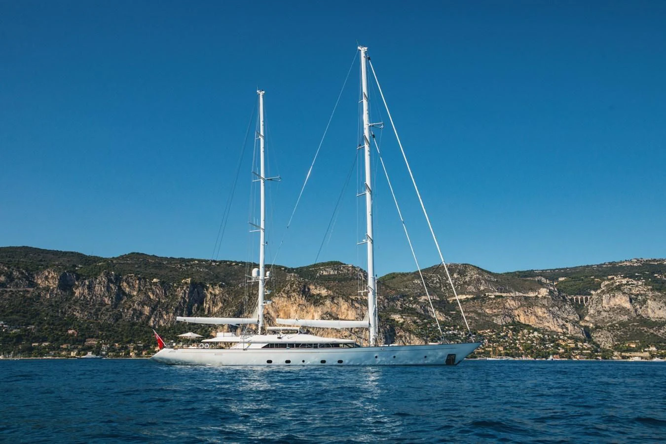 a sailboat on the water aboard ROSEHEARTY Yacht for Charter