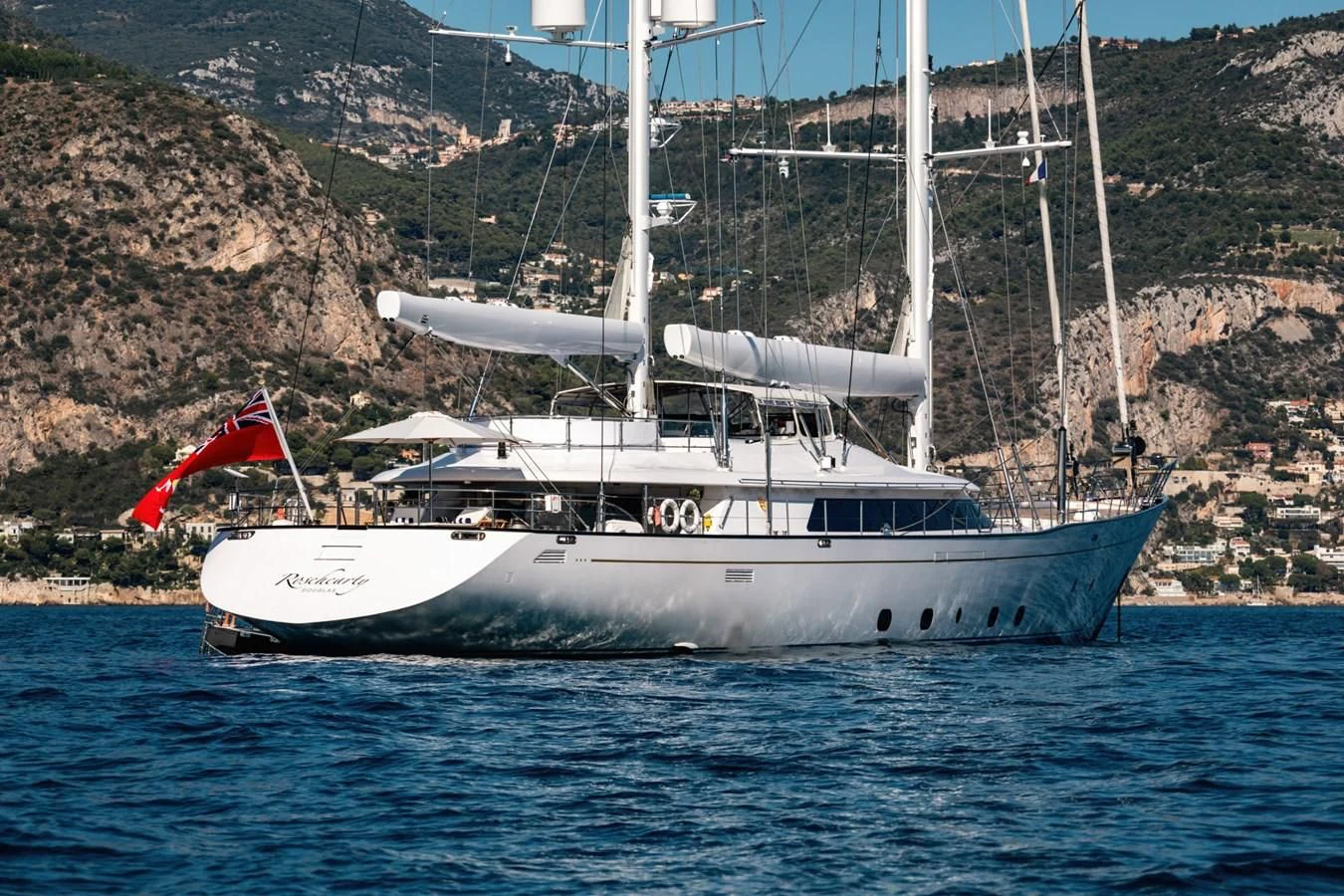 a boat on the water aboard ROSEHEARTY Yacht for Charter