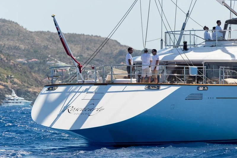 a boat with people on it aboard ROSEHEARTY Yacht for Charter