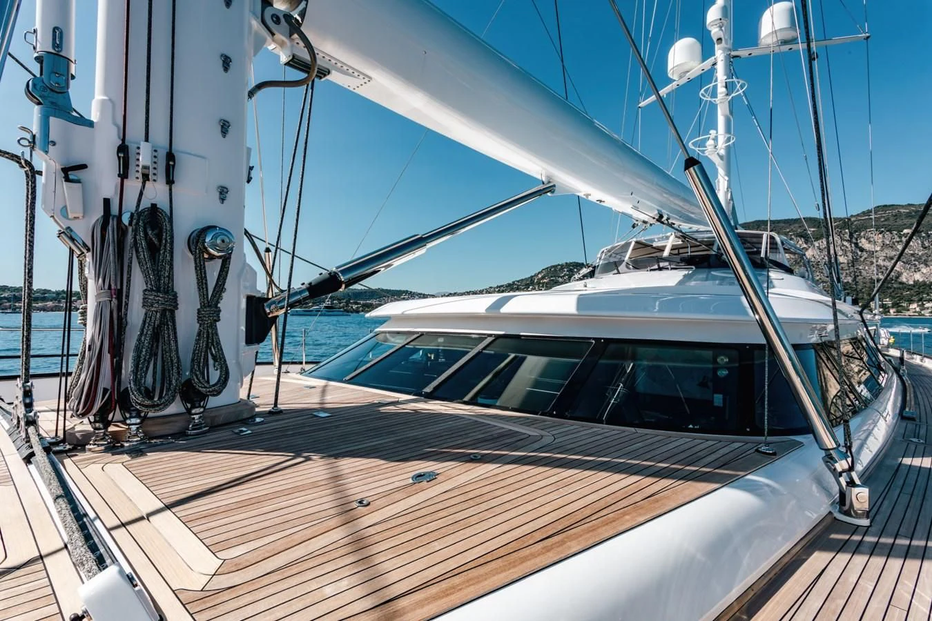 a boat on a boat aboard ROSEHEARTY Yacht for Charter