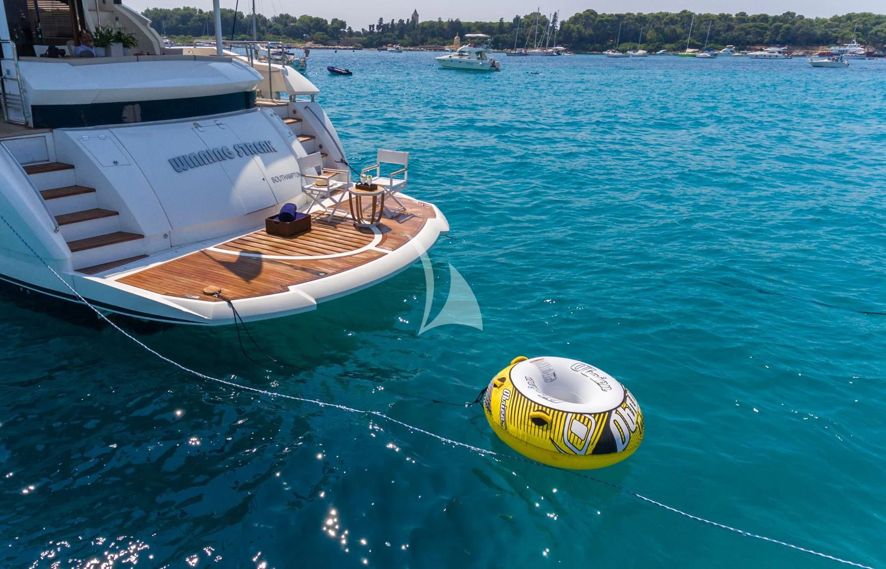 a boat in the water aboard WINNING STREAK 2 Yacht for Sale