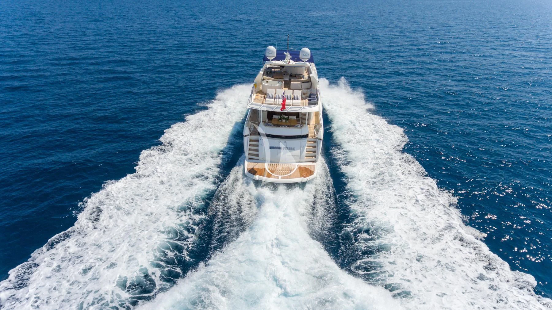 a boat on the water aboard WINNING STREAK 2 Yacht for Sale