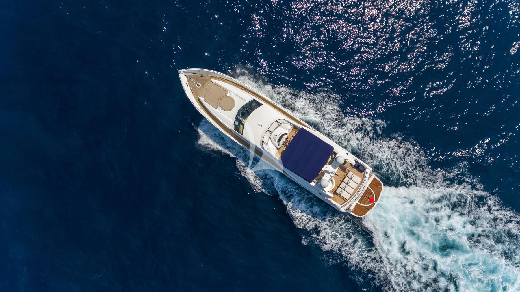 a satellite in space aboard WINNING STREAK 2 Yacht for Sale