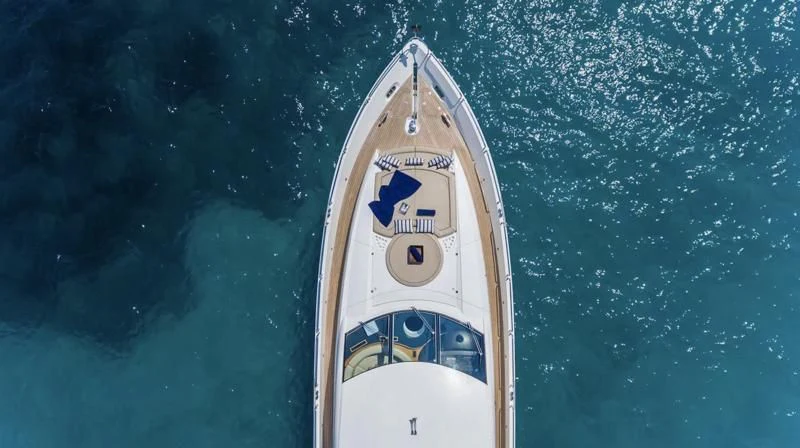 a space shuttle in space aboard WINNING STREAK 2 Yacht for Sale