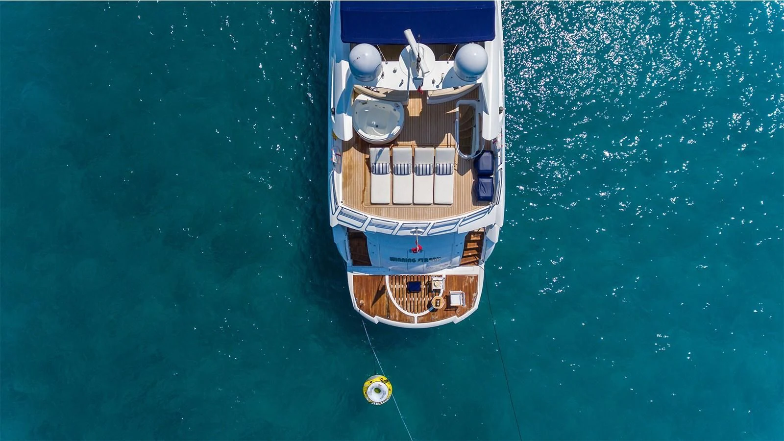 a ship in the water aboard WINNING STREAK 2 Yacht for Sale