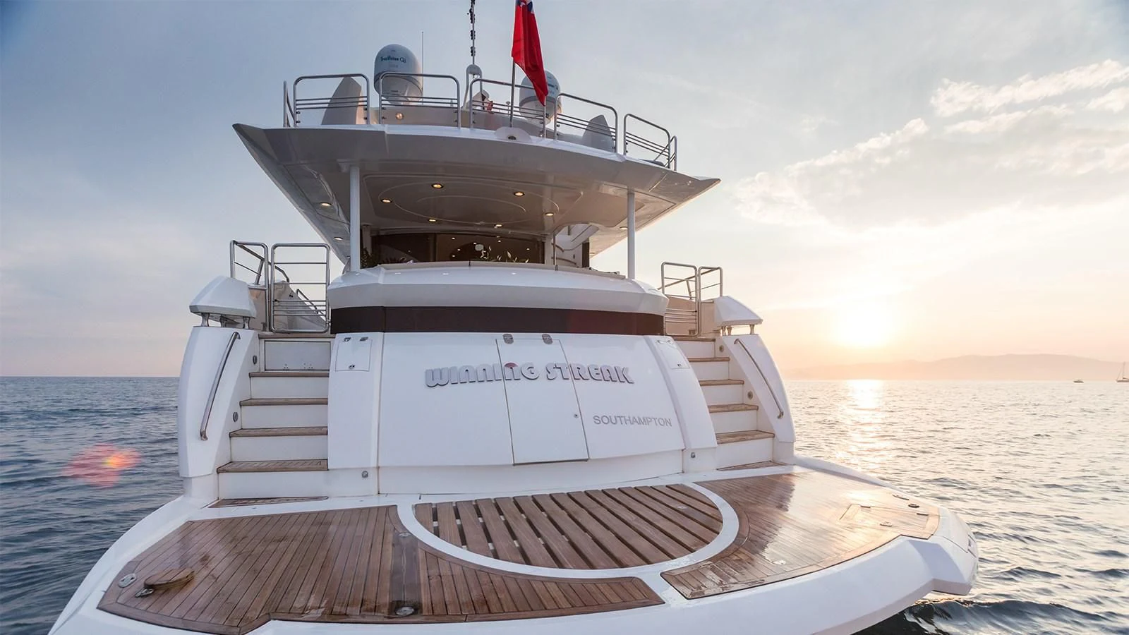 a boat on the water aboard WINNING STREAK 2 Yacht for Sale