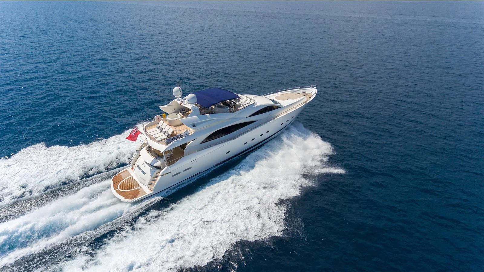 a space ship on the water aboard WINNING STREAK 2 Yacht for Sale