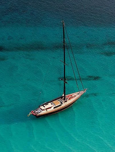 a boat in the water aboard SMITH Yacht for Sale