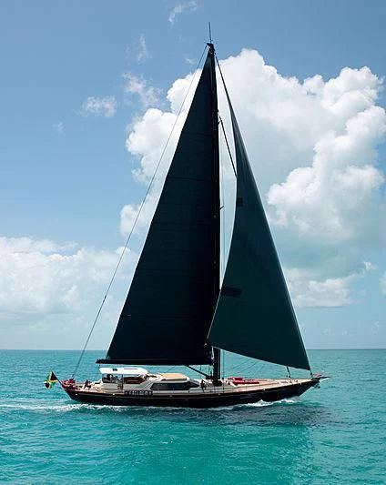 a sailboat on the water aboard SMITH Yacht for Sale