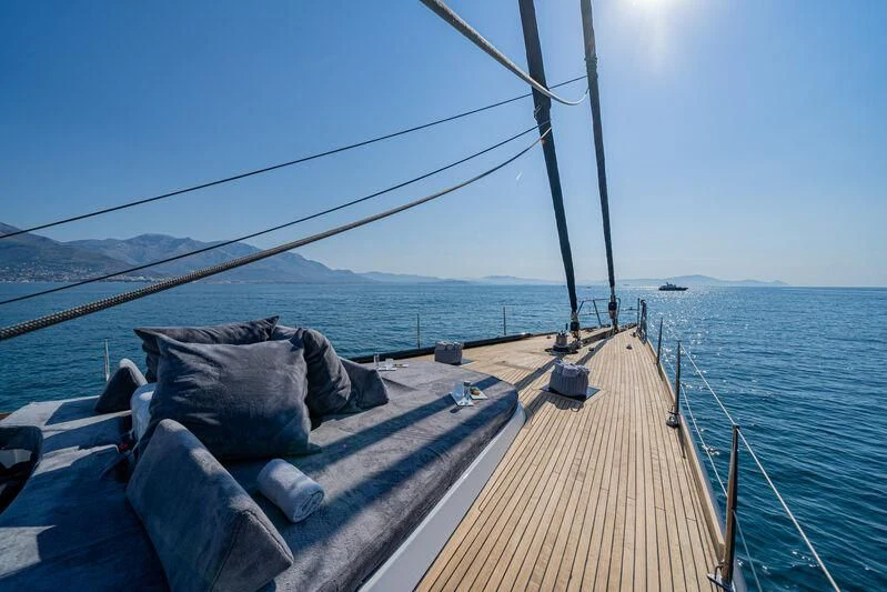 a boat on the water aboard ASHLEYROSE Yacht for Sale