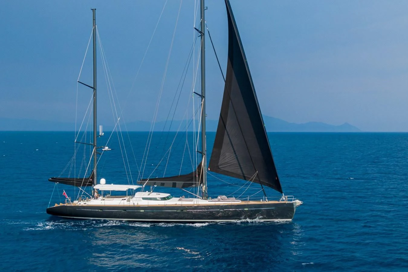 a sailboat on the water aboard ASHLEYROSE Yacht for Sale