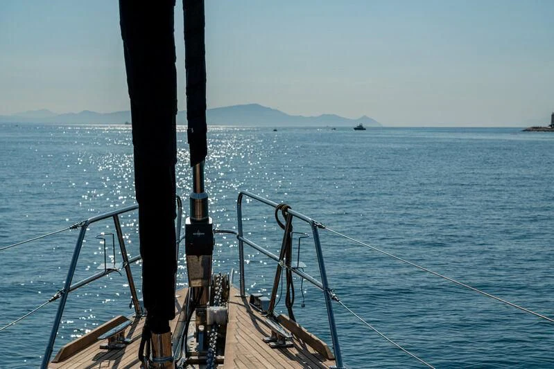 a boat on the water aboard ASHLEYROSE Yacht for Sale