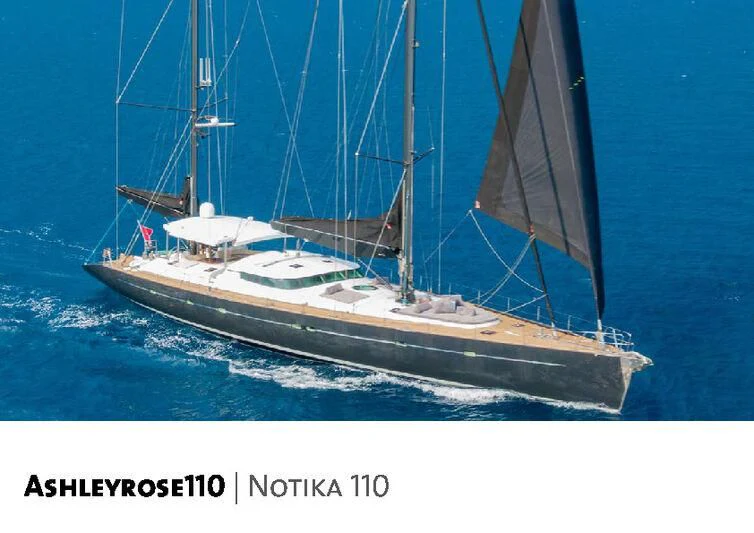 a sailboat on the water aboard ASHLEYROSE Yacht for Sale