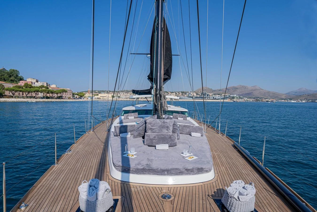 a boat on the water aboard ASHLEYROSE Yacht for Sale