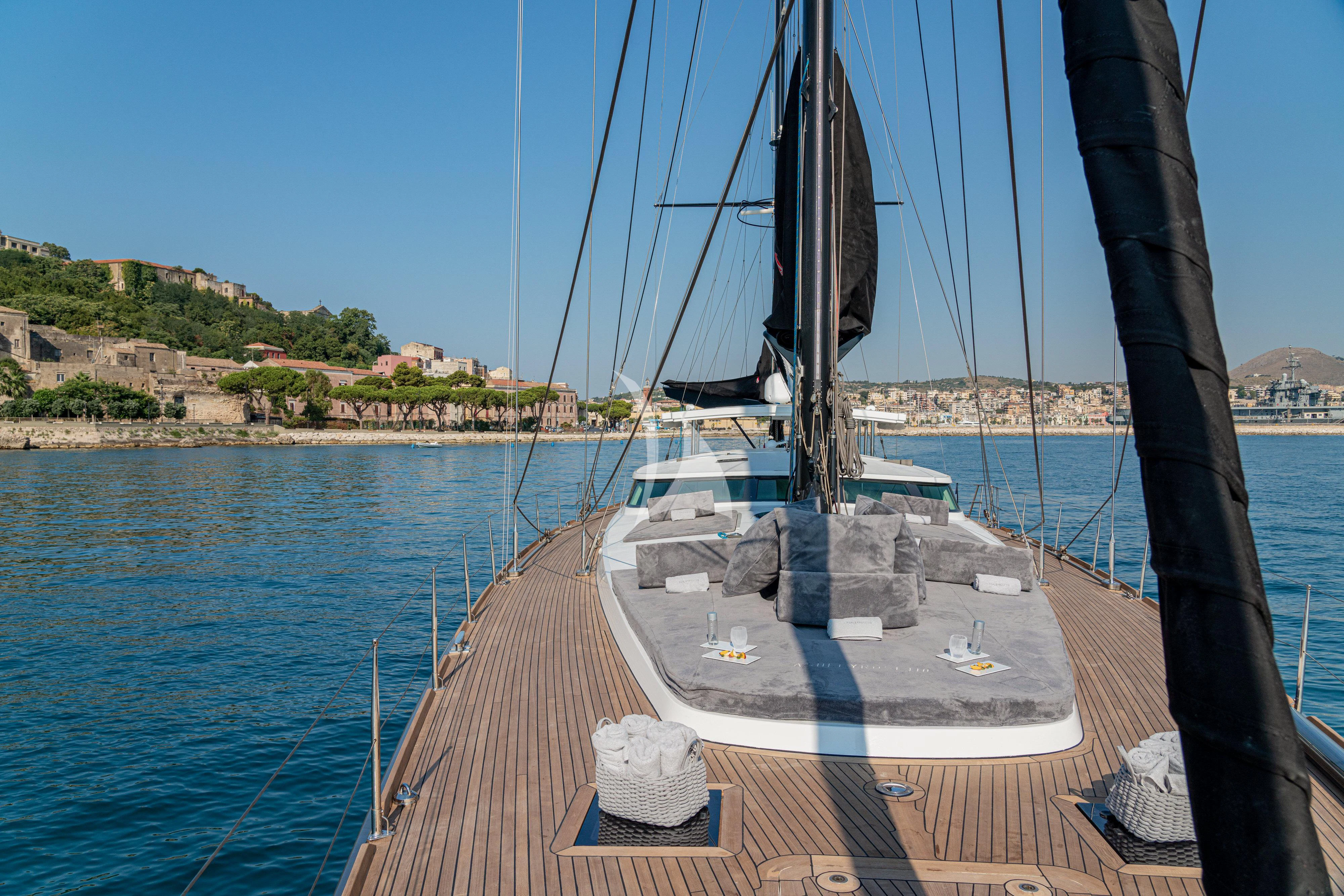 a boat on the water aboard ASHLEYROSE Yacht for Sale