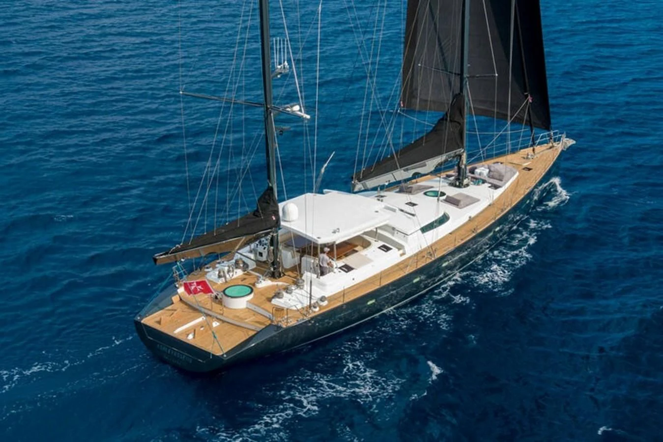 a boat on the water aboard ASHLEYROSE Yacht for Sale