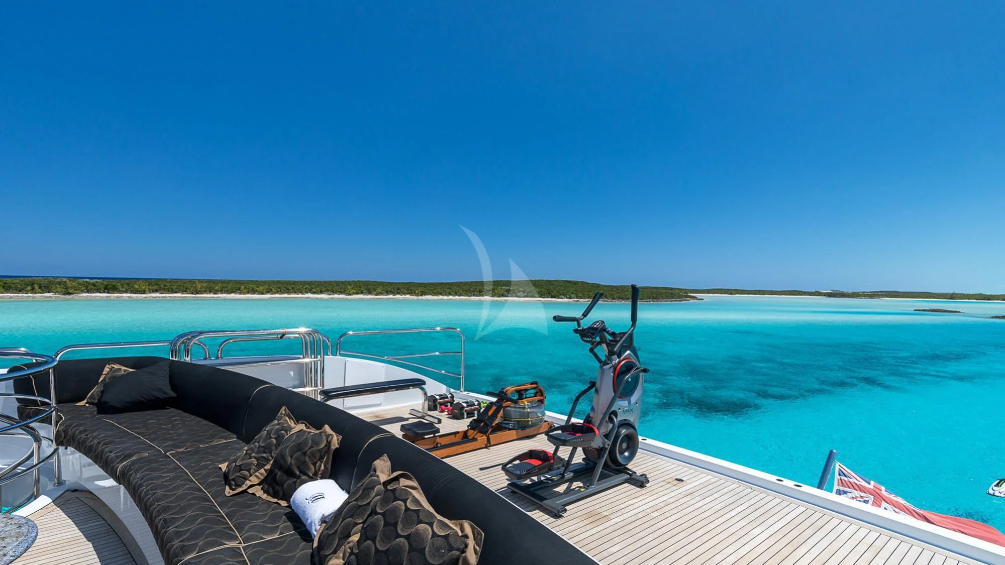 a boat on the water aboard MILESTONE Yacht for Sale