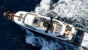 a space shuttle in space aboard ALASKA Yacht for Sale